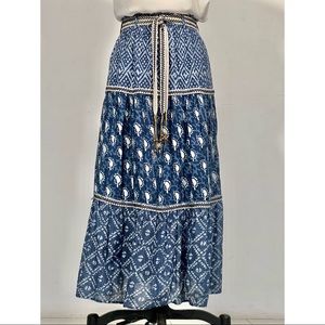 Long Blue Skirt